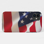 US-amerikanische Flagge Case-Mate iPhone Hülle (Rückseite (Horizontal))