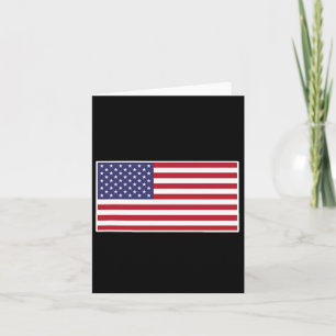 US-amerikanische Flagge Cool Patriotische US-Flagg Karte