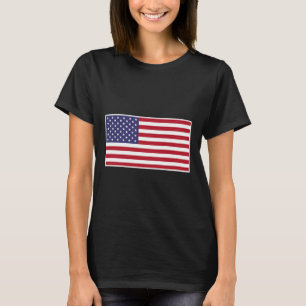 US-amerikanische Flagge Cool Patriotische US-Flagg T-Shirt