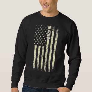 US-amerikanische Flagge, die Stolz auf den amerika Sweatshirt