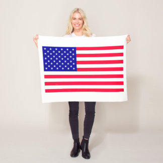 US-amerikanische Flagge Fleece Blankes