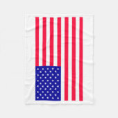 US-amerikanische Flagge Fleece Blankes (Vorderseite)