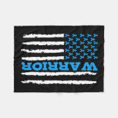 US-amerikanische Flagge Fleecedecke (Vorderseite (Horizontal))