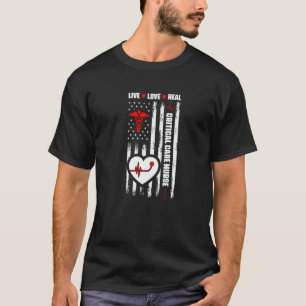 US-amerikanische Flagge für kritische Pflegekräfte T-Shirt