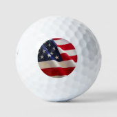 US-amerikanische Flagge Golfball (Vorderseite)