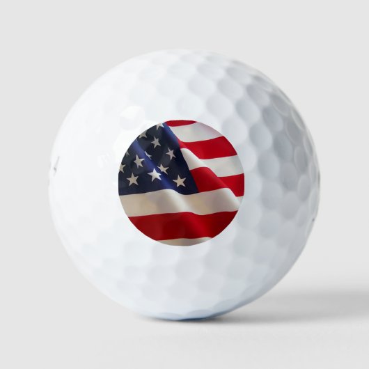 US-amerikanische Flagge Golfball (Vorderseite)