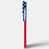 US-amerikanische Flagge iPhone Case (Rückseite / Links)