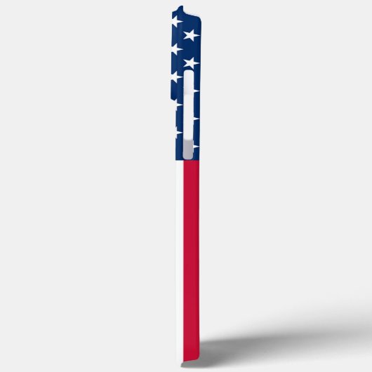 US-amerikanische Flagge iPhone Case (Rückseite / Links)