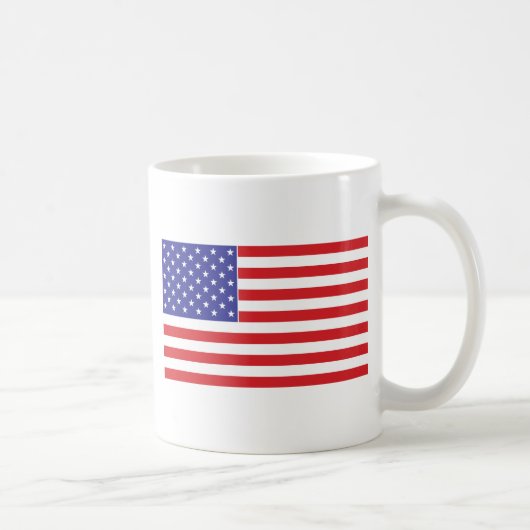 US-amerikanische Flagge Kaffeetasse (Rechts)