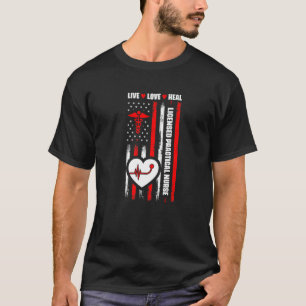 US-amerikanische Flagge lizenzierte praktische Kra T-Shirt
