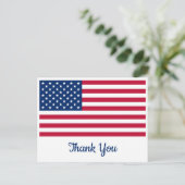 US-amerikanische Flagge Personalisiert Militär Vie Postkarte (Stehend Vorderseite)