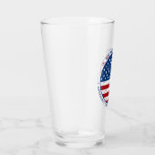 US-amerikanische Flagge Personalisiert Red White B Glas (Rechts)