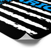 US-amerikanische Flagge Poster (Ecke)