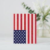 US-amerikanische Flagge Postkarte (Stehend Vorderseite)