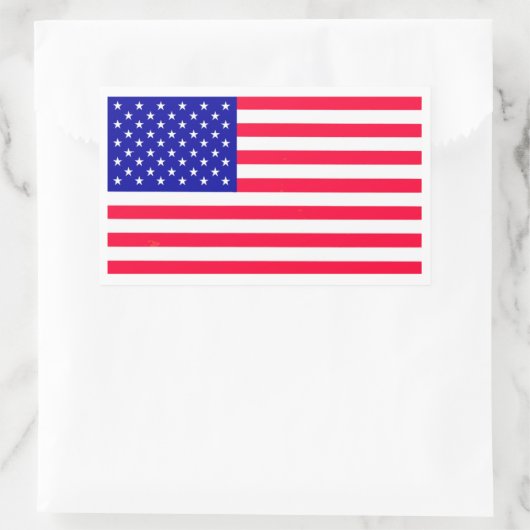 US-amerikanische Flagge Rectrangular Stickers (Tasche)