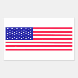 US-amerikanische Flagge Rectrangular Stickers