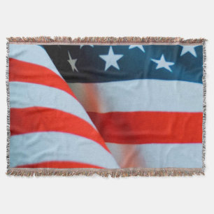 US-amerikanische Flagge Rot Weiß und Blau Decke