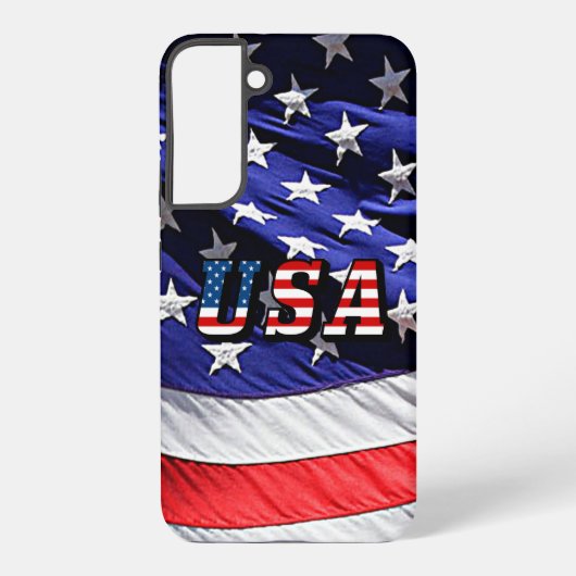 US-amerikanische Flagge Samsung Galaxy Hülle (Rückseite)