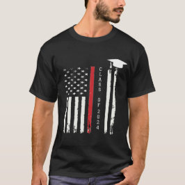 US-amerikanische Flagge - T - Shirt mit Hochschula