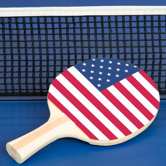 US/amerikanische Flagge Tischtennis Schläger (InSitu)