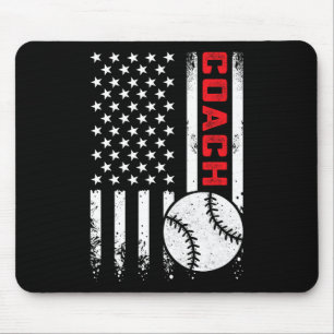 US-amerikanische Flaggen verkaufen Coach Patriotic Mousepad