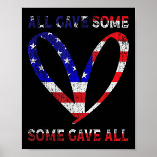 US-amerikanische Patriotische Herzstreitkräfte Poster