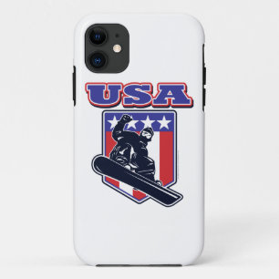 US-amerikanische Snowboarder Case-Mate iPhone Hülle