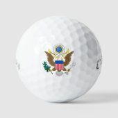 US-amerikanische Wappendecke CSSbcnt Golfball (Vorderseite)