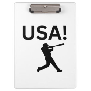 US-amerikanischer Baseballspieler, der einen Punkt Klemmbrett