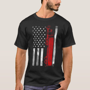 US-amerikanischer Flagge Sattelzugfahrer 18 Räder T-Shirt