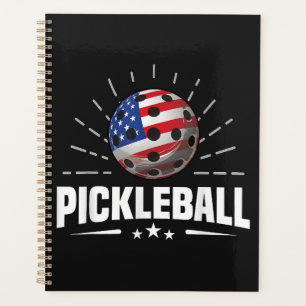 US-amerikanischer Flaggen-Pickleball-Spieler Planer