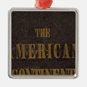 US-amerikanischer Kontinent Vereinigte Staaten Ornament Aus Metall