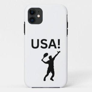 US-amerikanischer Tennisspieler, der einen Punkt a Case-Mate iPhone Hülle