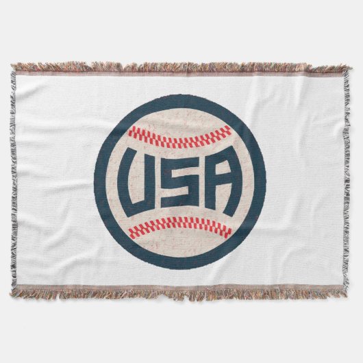 US-amerikanisches Baseballteam Decke (Vorderseite)