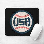 US-amerikanisches Baseballteam Mousepad (Mit Mouse)