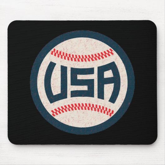 US-amerikanisches Baseballteam Mousepad (Vorne)