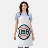 US-amerikanisches Baseballteam Schürze (Getragen)