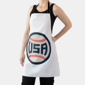US-amerikanisches Baseballteam Schürze (InSitu)