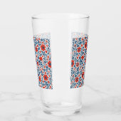 US-amerikanisches Blumenmuster Glas (Links)