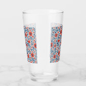 US-amerikanisches Blumenmuster Glas (Rechts)