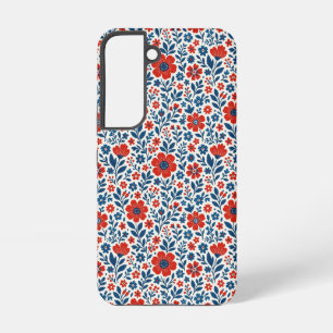 US-amerikanisches Blumenmuster Samsung Galaxy Hülle
