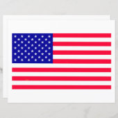 US-amerikanisches Flaggenblatt (Vorne/Hinten)