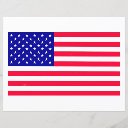 US-amerikanisches Flaggenblatt (Vorderseite)