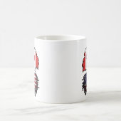 US-amerikanisches kanadisches Tree-Roots-Flag Kaffeetasse (Mittel)