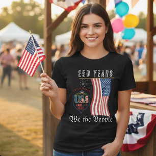 US-amerikanisches "We the People" T-Shirt für Frau Tri-Blend Shirt