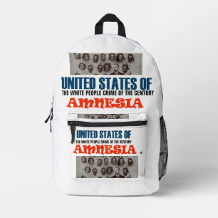 US AMNESIE Tasche Druck Schneiderei Rucksack