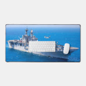 US-AMPHIBIOUS-ASSAULT-SCHIFF - LHD-6 SCHREIBTISCHUNTERLAGE (Tastatur & Maus)