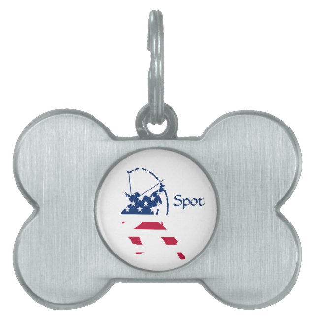 US Archery American Flag Tiermarke (Vorderseite)