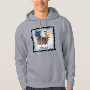 US-Armee-Flagge & Adler Hoodie