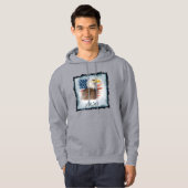 US-Armee-Flagge & Adler Hoodie (Vorne ganz)